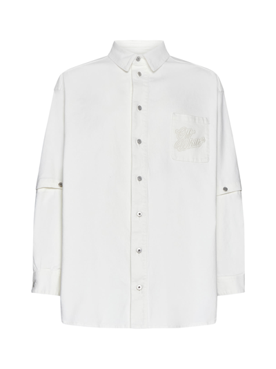 Shop Off-white Shirt In White Raw