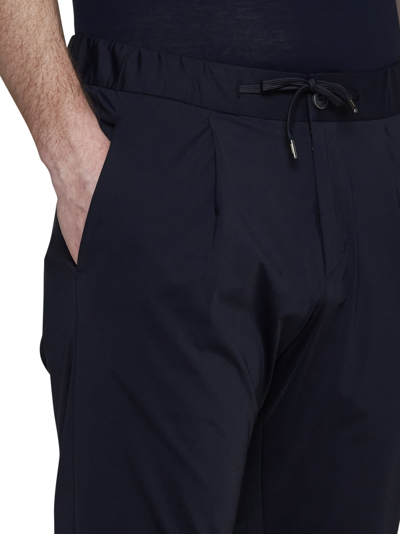 Shop Herno Pants In Blu Navy