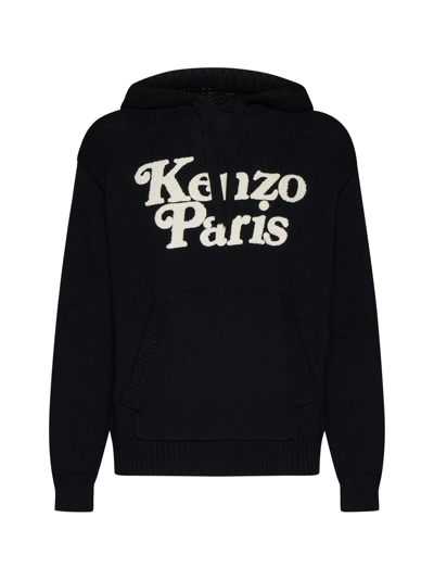 Shop Kenzo Fleece In Black