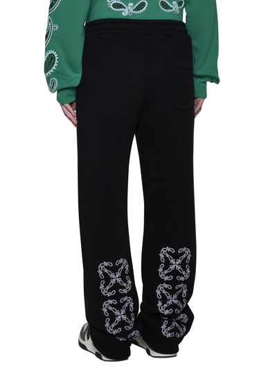Shop Off-white Pants In Black White