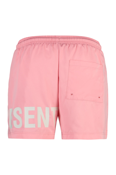 Shop Represent Nylon Swim Shorts In Pink
