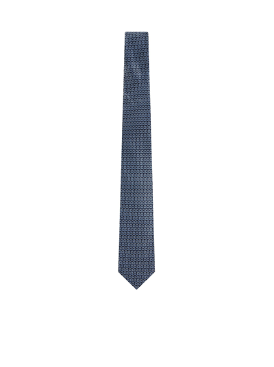 Shop Ferragamo Tie In F.navy