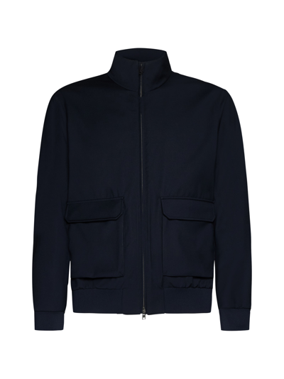 Shop Herno Jacket In Blu Navy