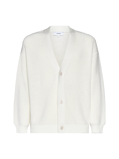Shop Lardini Sweater In Bianco