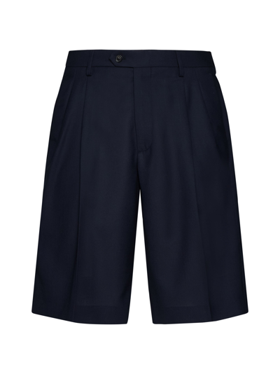 Shop Lardini Shorts In Blu
