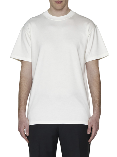 Shop Lardini T-shirt In Bianco