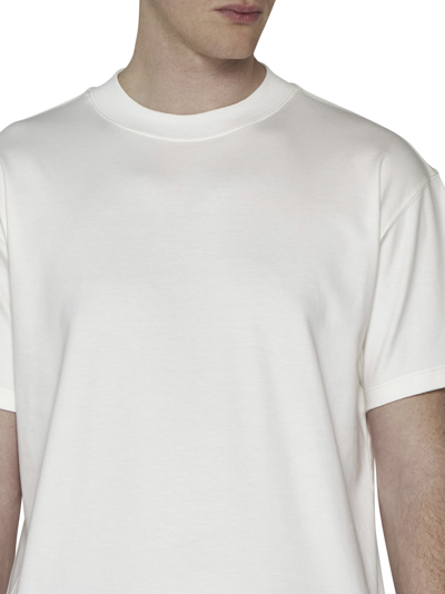 Shop Lardini T-shirt In Bianco