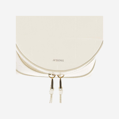 Shop Jacquemus Le Vanito Bag In Ivory