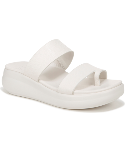 Shop Naturalizer Drift 2 Slide Sandals In Warm White Leather