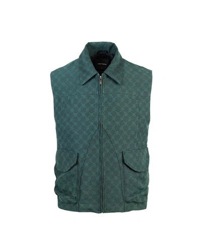 Shop Daily Paper Waistcoat In Green