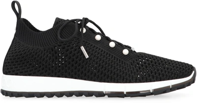 Jimmy Choo 'knitted Sneakers With Sequins - In Black