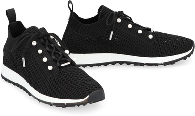 Jimmy Choo 'knitted Sneakers With Sequins - In Black
