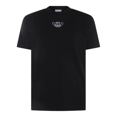 Shop Off-white T-shirts And Polos Black