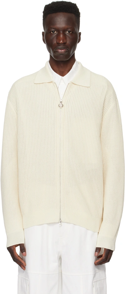 Shop Solid Homme Beige Zip Sweater In 606e Beige