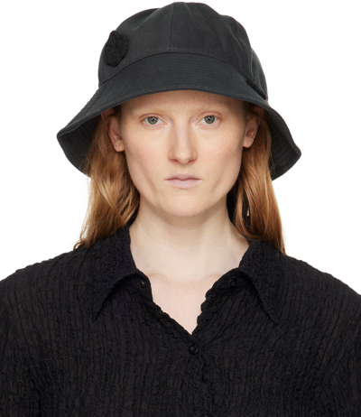 Shop Song For The Mute Black Daisy Bucket Hat