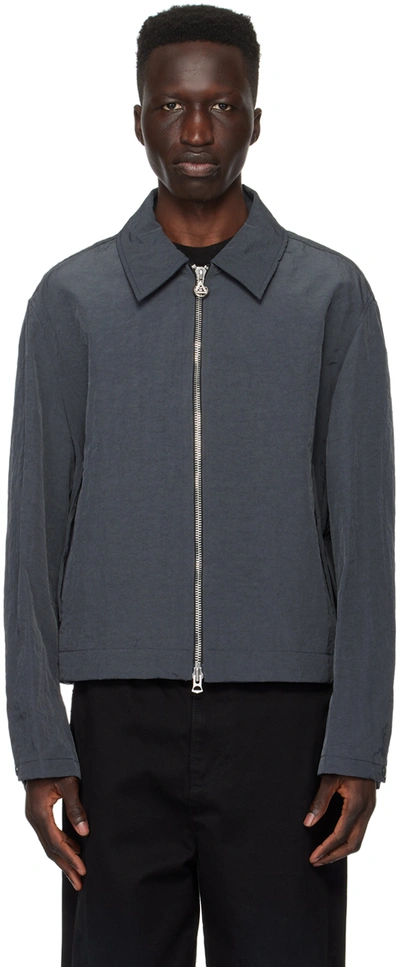 Shop Solid Homme Gray Vent Jacket In 314g Grey