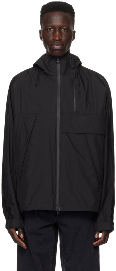 Shop Solid Homme Black Raglan Jacket In 306b Black