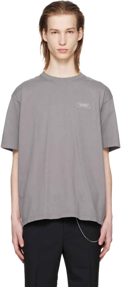 Shop Undercover Gray Printed T-shirt