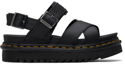 Shop Dr. Martens' Black Voss Ii Sandals