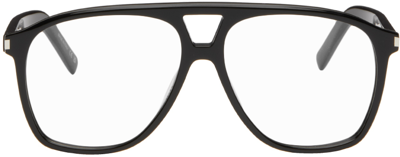 Shop Saint Laurent Black Sl 596 Dune Glasses In 001 Black