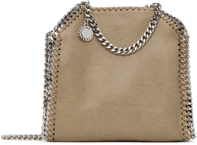Shop Stella Mccartney Brown Falabella Tiny Bag In 2757 Toffee