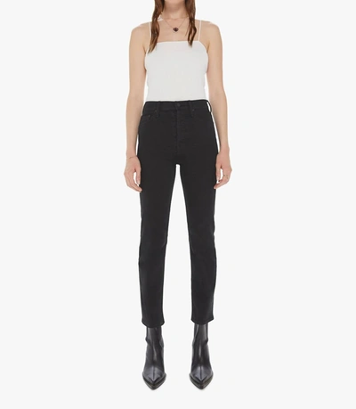 Shop Mother The Tomcat Ankle Jeans In Lasting Impression In Black