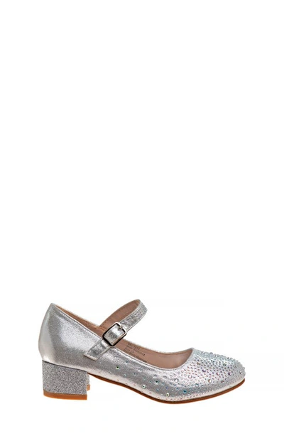 Shop Badgley Mischka Collection Embellished Mary Jane Pump In Silver