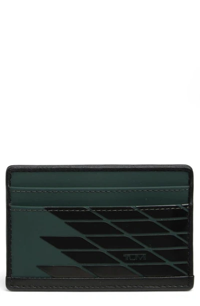Shop Tumi Alpha Slim Card Case In Dark Green