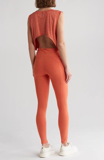 Shop Fp Movement Off To The Races Sleeveless Jumpsuit In Copper