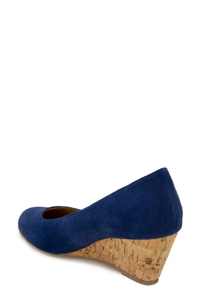 Shop Andre Assous André Assous Khloe Featherweight Wedge Pump In Navy