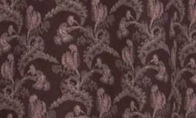 John Varvatos Ross Floral Button-up Shirt In Wine