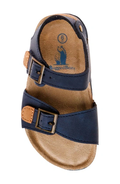 Shop Rugged Bear Kids' Buckle Sandal In Navy