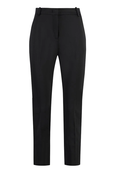 Shop Pinko Bello Straight-leg Trousers In Black