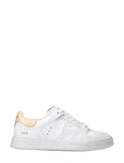 Shop Premiata Sneakers In Offwhite