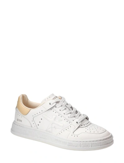 Shop Premiata Sneakers In Offwhite