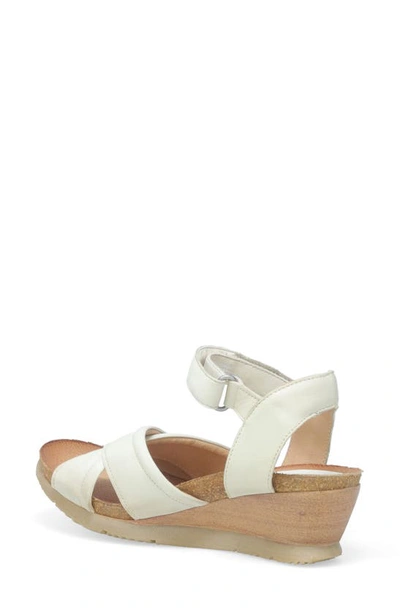 Shop Miz Mooz Sofie Wedge Sandal In Linen