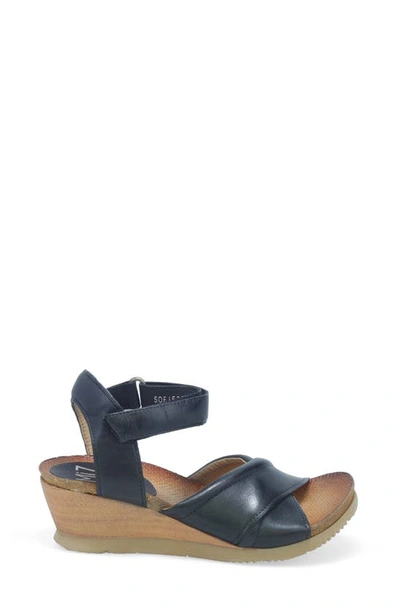 Miz Mooz Sofie Wedge Sandal In Black