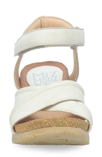 Shop Miz Mooz Sofie Wedge Sandal In Linen