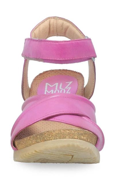 Miz Mooz Sofie Wedge Sandal In Fuchsia