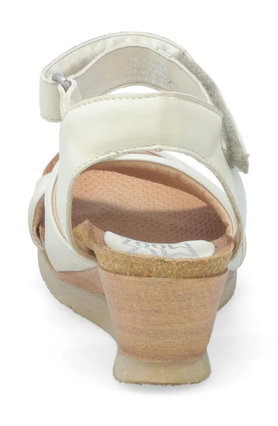 Shop Miz Mooz Sofie Wedge Sandal In Linen