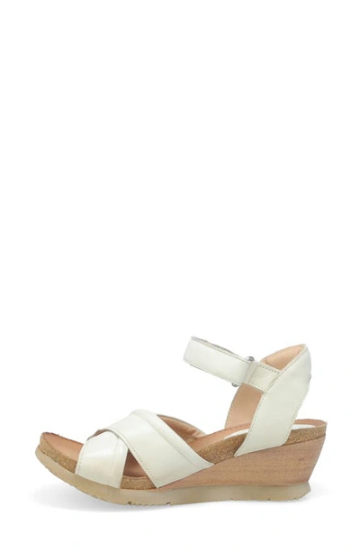 Shop Miz Mooz Sofie Wedge Sandal In Linen