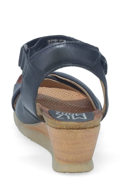 Miz Mooz Sofie Wedge Sandal In Black