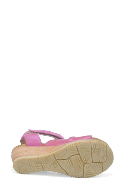 Shop Miz Mooz Sofie Wedge Sandal In Fuchsia