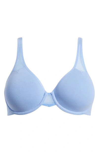 Shop Wacoal Body By  2.0 Underwire Seamless Convertible Bra In Blue Hydrangea