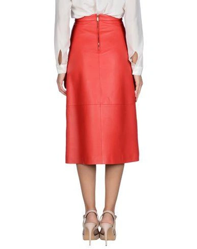 Shop Dsquared2 Midi Skirts In Red