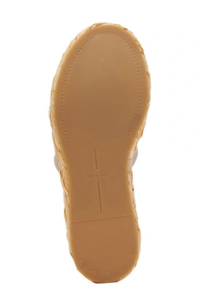 Shop Dolce Vita Chavi Platform Slide Sandal In Sand Leather