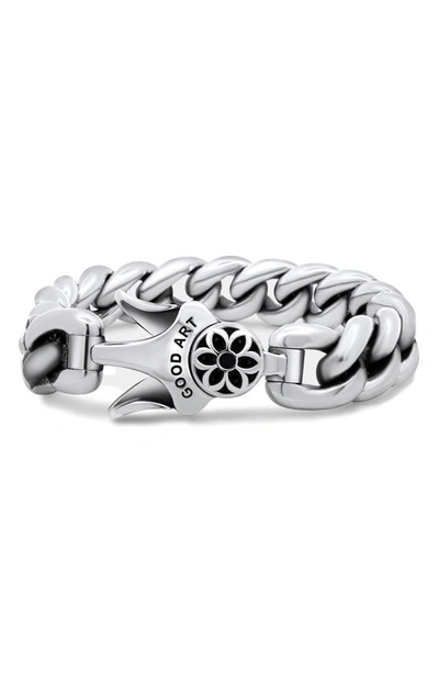 Shop Good Art Hlywd Model 10 B Bracelet In Sterling Silver