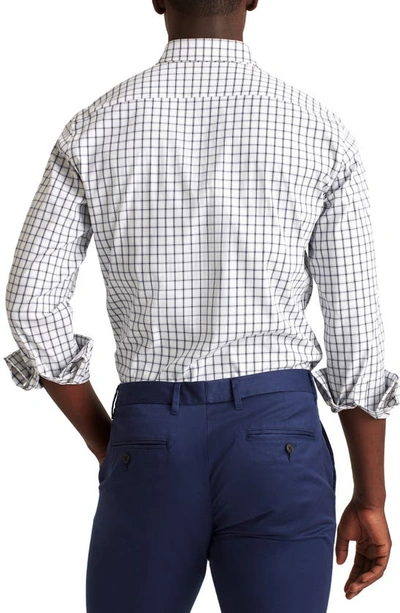 Bonobos Tech Check Performance Button-up Shirt In Horden Check - Blue Depths