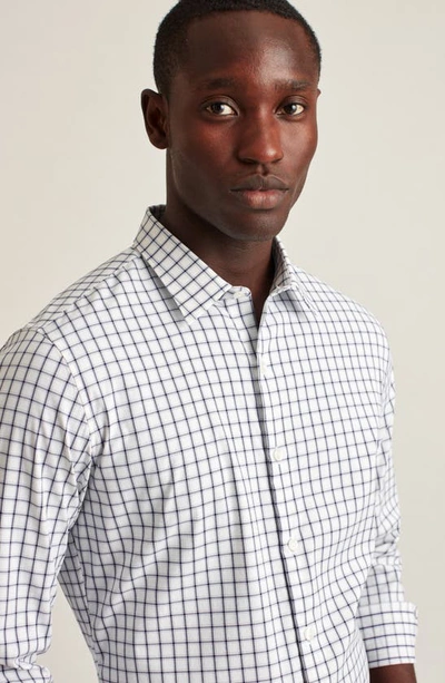 Bonobos Tech Check Performance Button-up Shirt In Horden Check - Blue Depths