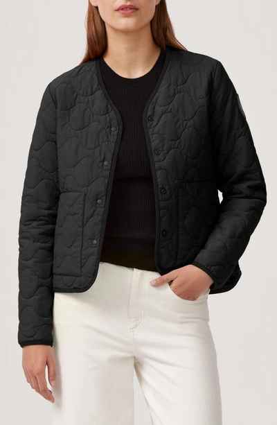 Shop Canada Goose Black Label Annex Reversible Liner Jacket In Black - Noir